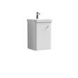 Nuie Core 400mm 1 Door Wall Hung Vanity Unit With Basin, photo 2