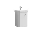 Nuie Core 400mm 1 Door Wall Hung Vanity Unit With Basin, photo 2