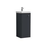 Nuie Core 400mm 1 Door Floor Standing Vanity Unit With Basin, photo 3