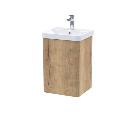 Nuie Core 400mm 1 Door Wall Hung Vanity Unit With Basin, photo 4