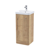 Nuie Core 400mm 1 Door Floor Standing Vanity Unit With Basin, photo 4