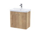 Nuie Core 2 Door Wall Hung Vanity Unit With Basin – 500mm & 600mm, photo 4