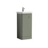 Nuie Core 400mm 1 Door Floor Standing Vanity Unit With Basin, photo 5