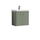Nuie Core 2 Door Wall Hung Vanity Unit With Basin – 500mm & 600mm, photo 5