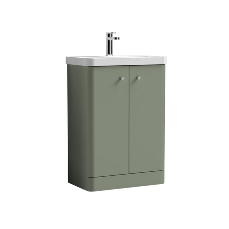 Nuie Core 2 Door Floor Standing Vanity Unit With Basin – 500mm & 600mm, photo 5