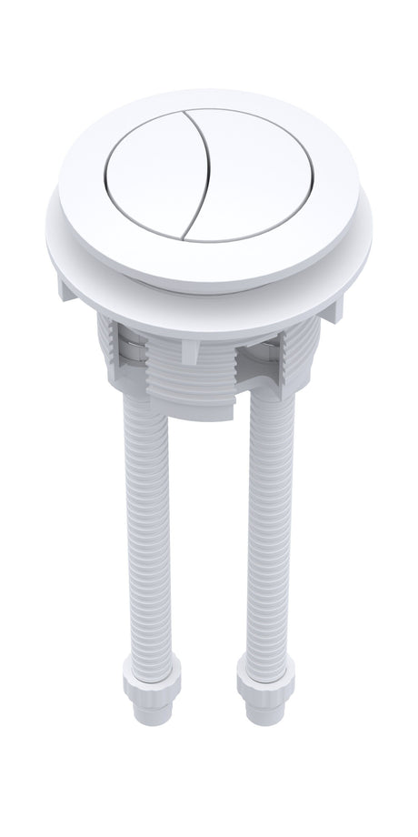Nuie Dual Flush Cistern Push Button – White or Black
