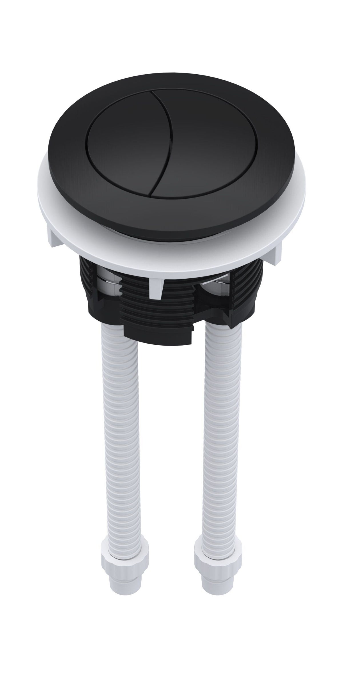 Nuie Dual Flush Cistern Push Button – White or Black, photo 2