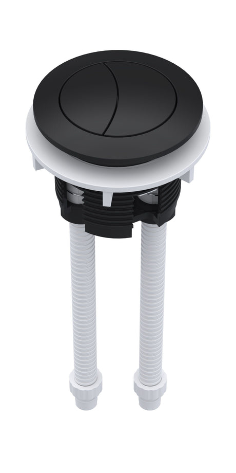 Nuie Dual Flush Cistern Push Button – White or Black, photo 2