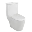 Nuie Provost Semi Flush to Wall Close Coupled Toilet Pan – White, photo 2