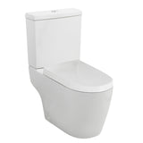 Nuie Provost Semi Flush to Wall Close Coupled Toilet Pan – White, photo 2