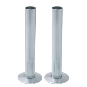 Kartell K-VIT 15mm radiator pipes and rosettes in chrome – pair