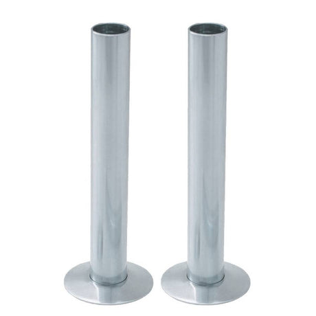 Kartell K-VIT 15mm radiator pipes and rosettes in chrome – pair