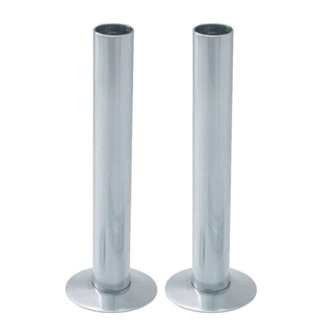 Kartell K-VIT 15mm radiator pipes and rosettes in chrome – pair