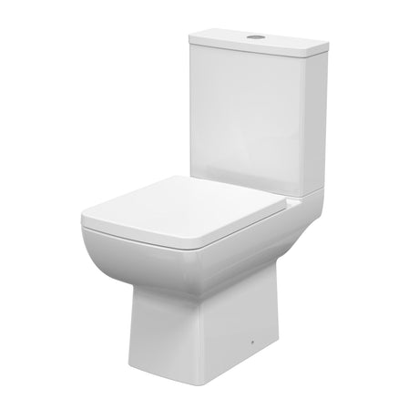 Nuie Cleo Compact Rimless Toilet – White