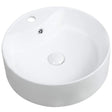 Kartell K-VIT Karlo 460mm round countertop basin in white gloss - CTB-KAR460