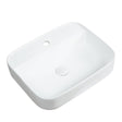 Kartell K-VIT Karlo 500mm square countertop basin in white gloss - CTB-KAR500