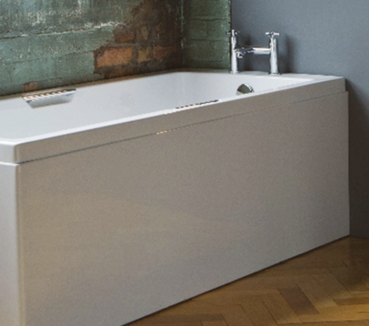 Carron Low Level Front Bath Panel 1500x430mm- White Gloss (02252)