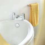 Carron Dove 1550x950mm Corner Bath Left Hand - White Gloss (02232)