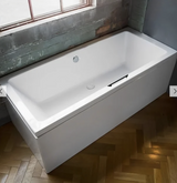 Carron Integra Double Ended Rectangular Bath with Single Grip 1700mm x 750mm - Carronite- White Gloss (02464)