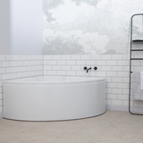Carron Monarch 1300x1300mm Corner Bath Carronite - White Gloss (02237)