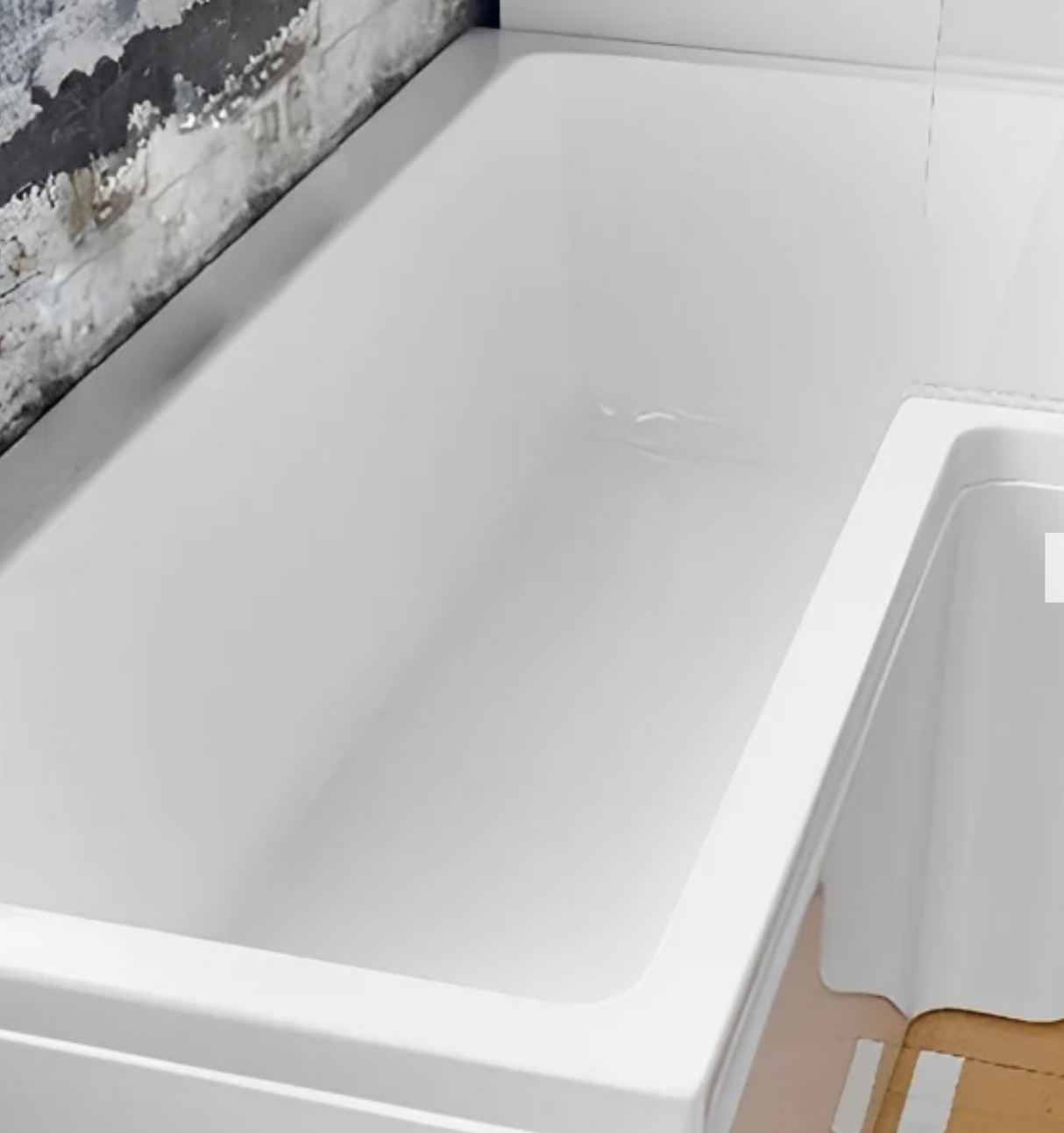 Carron Quantum L Shaped Shower Bath 1600x700(850)mm Right Hand - White Gloss (02388)