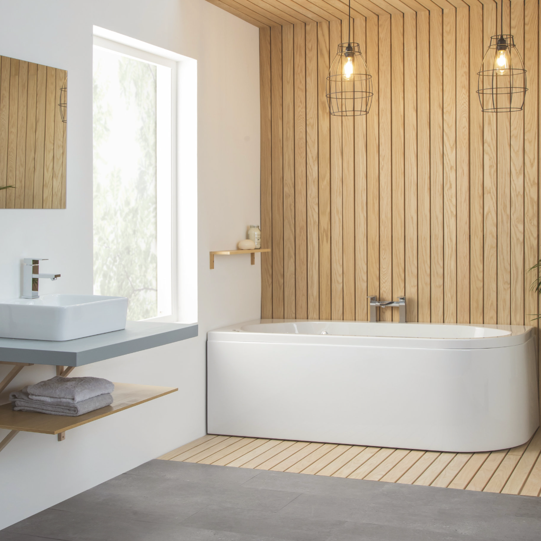 Carron Status 1600x725mm Right Hand Bath Carronite - White Gloss (02212)