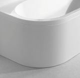 Carron Status 1600x725mm Front Bath Panel Carronite - White Gloss (02335)