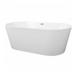 Kartell K-VIT Coast 1500 x 750mm Freestanding Bath - White Gloss (FSB1500CO)