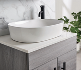 Kartell K-VIT Island 600mm Counter Top Basin- White Gloss (CTB-ISL600)