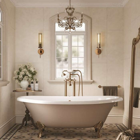 Multipanel Tile Cremona Marble XL Offset Bathroom Wall Panel 2400 x 598mm – Matt, photo 3