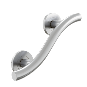 AKW 1200 Series Curved Satin Stainless Steel Grab Rail – Choice of Length, photo 2