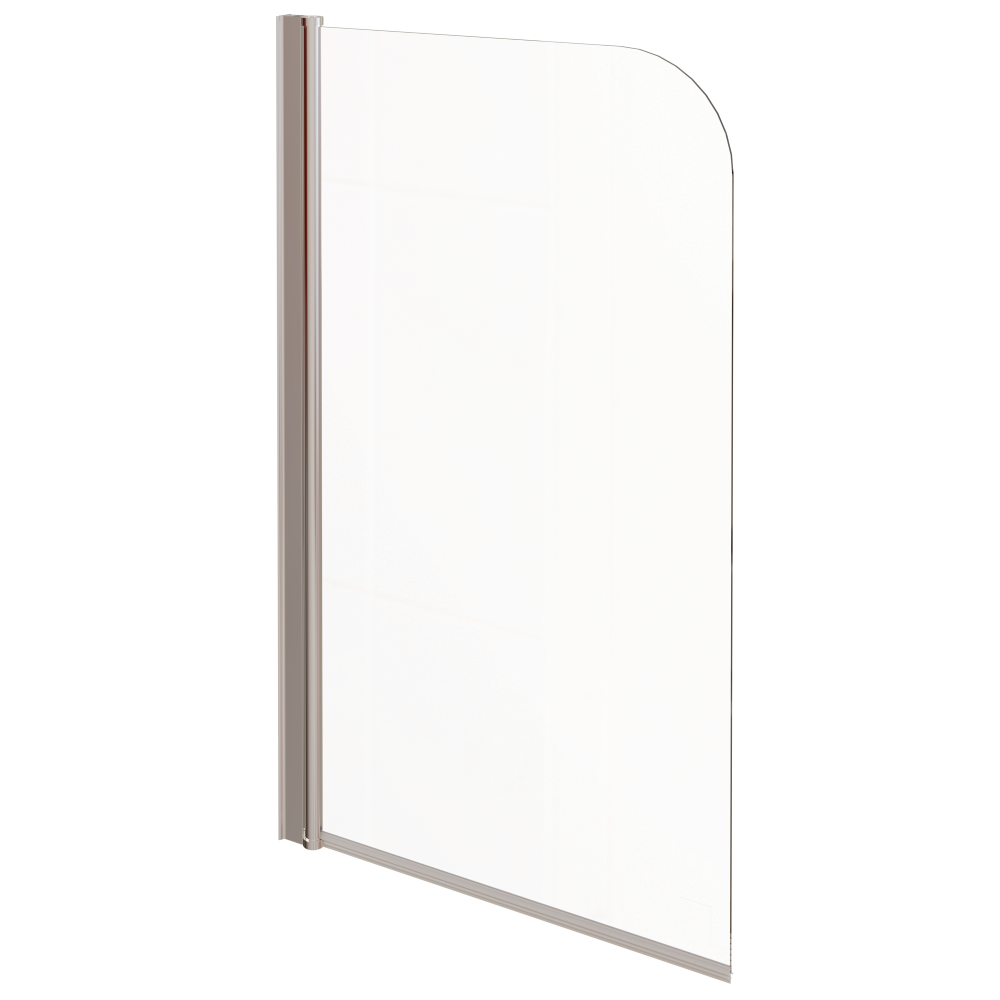 AKW Curved Top Bath Shower Screen