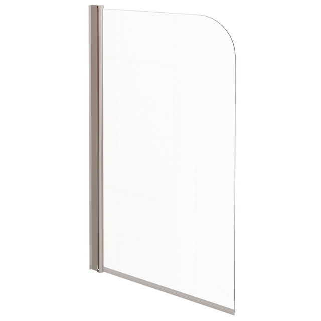 AKW Curved Top Bath Shower Screen