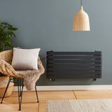 Kartell K-VIT Denver designer radiator in textured grey