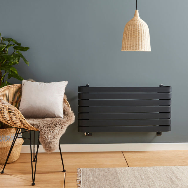 Kartell K-VIT Denver designer radiator in textured grey
