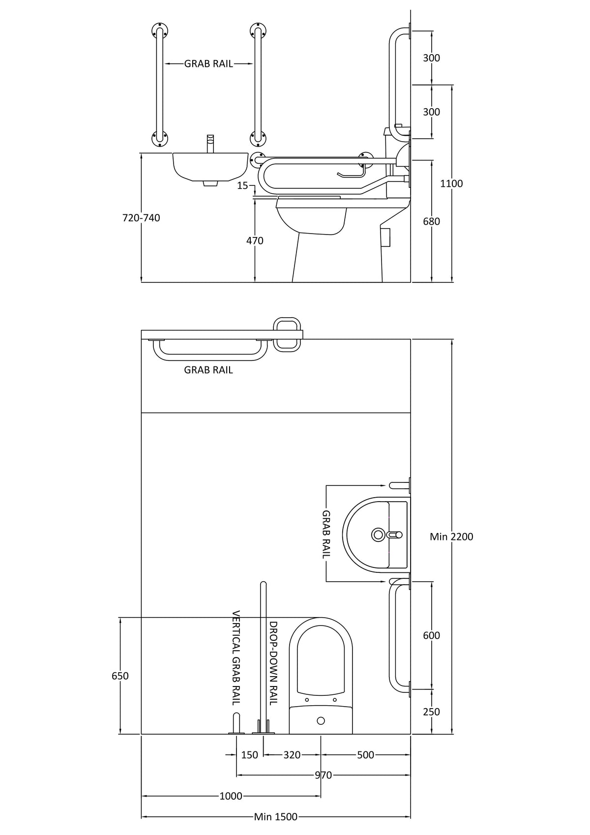 Nuie Accessible Toilet Pack – White, photo 3