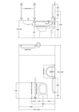 Nuie Accessible Toilet Pack Blue – White, photo 2