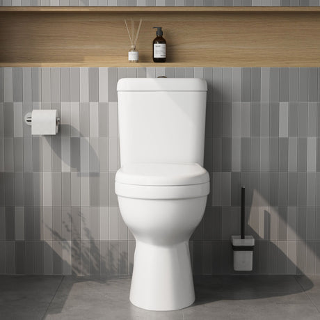Nuie Accessible Comfort Height Close Coupled Toilet – White