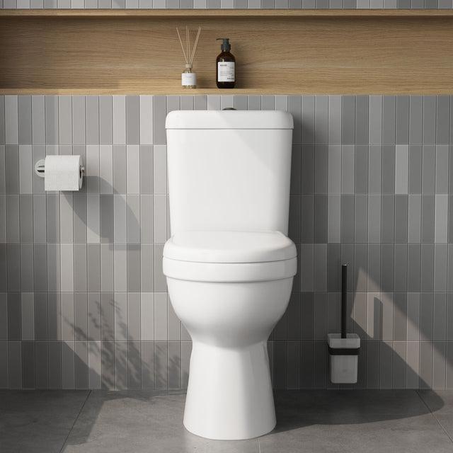 Nuie Accessible Comfort Height Close Coupled Toilet – White