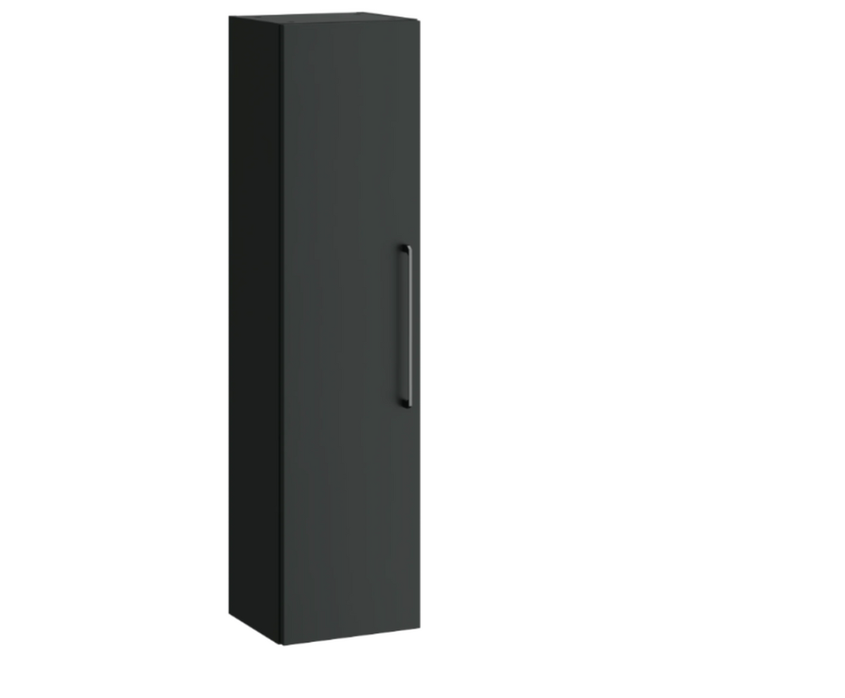 Kartell K-VIT Dove wall hung tall unit in matt anthracite