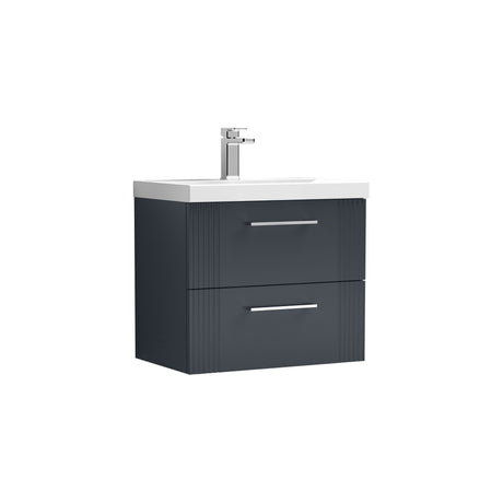Nuie Deco 2 Drawer Wall Hung Vanity Unit With Basin – 500mm, 600mm & 800mm, photo 8