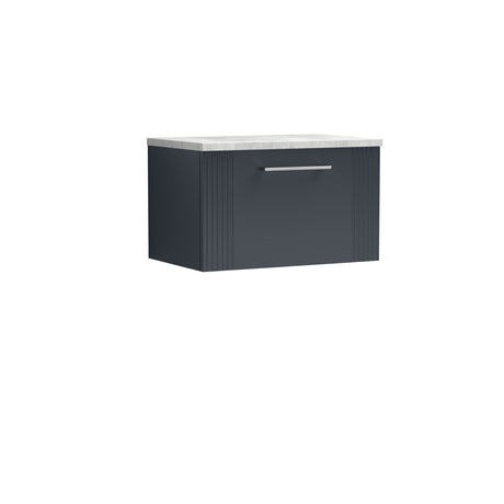 Nuie Deco 1 Drawer Wall Hung Vanity Unit With Worktop – 600mm & 800mm, photo 7