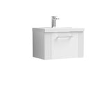 Nuie Deco 1 Drawer Wall Hung Vanity Unit With Basin – 500mm, 600mm & 800mm, photo 3