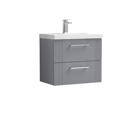 Nuie Deco 2 Drawer Wall Hung Vanity Unit With Basin – 500mm, 600mm & 800mm, photo 4