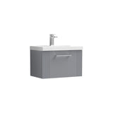 Nuie Deco 1 Drawer Wall Hung Vanity Unit With Basin – 500mm, 600mm & 800mm, photo 4