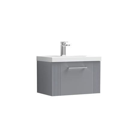 Nuie Deco 1 Drawer Wall Hung Vanity Unit With Basin – 500mm, 600mm & 800mm, photo 4