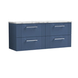 Nuie Deco 1200mm 4 Drawer Wall Hung Vanity Unit With Worktop, photo 5