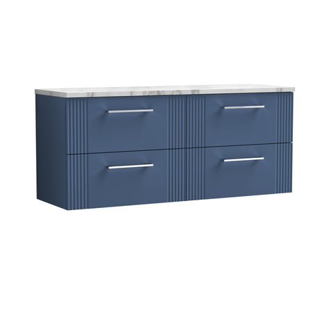 Nuie Deco 1200mm 4 Drawer Wall Hung Vanity Unit With Worktop, photo 5