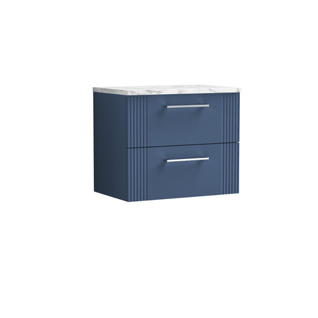 Nuie Deco 2 Drawer Wall Hung Vanity Unit With Worktop – 600mm, 800mm & 1200mm, photo 5
