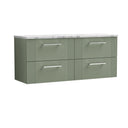 Nuie Deco 1200mm 4 Drawer Wall Hung Vanity Unit With Worktop, photo 6